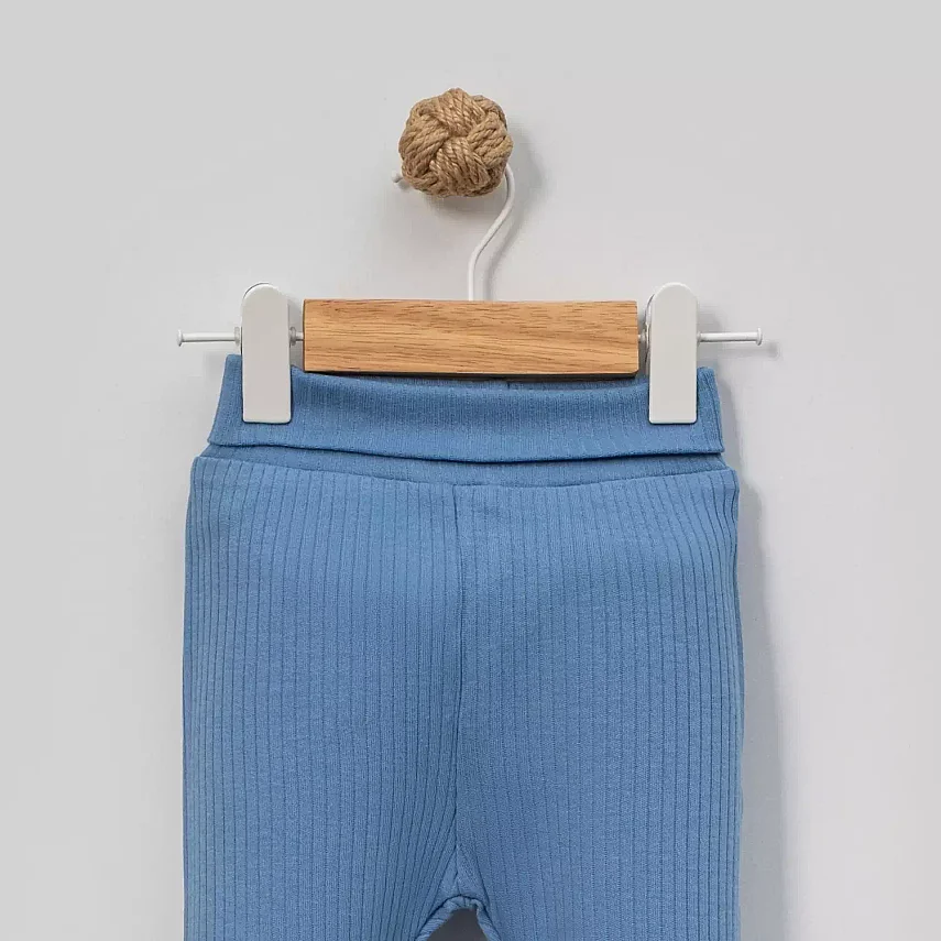 Angeltouch Pantolon Patiksiz Raporlu İndigo - 2