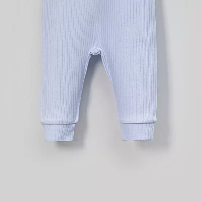 Angeltouch Pantolon Patiksiz Raporlu Mavi - 3