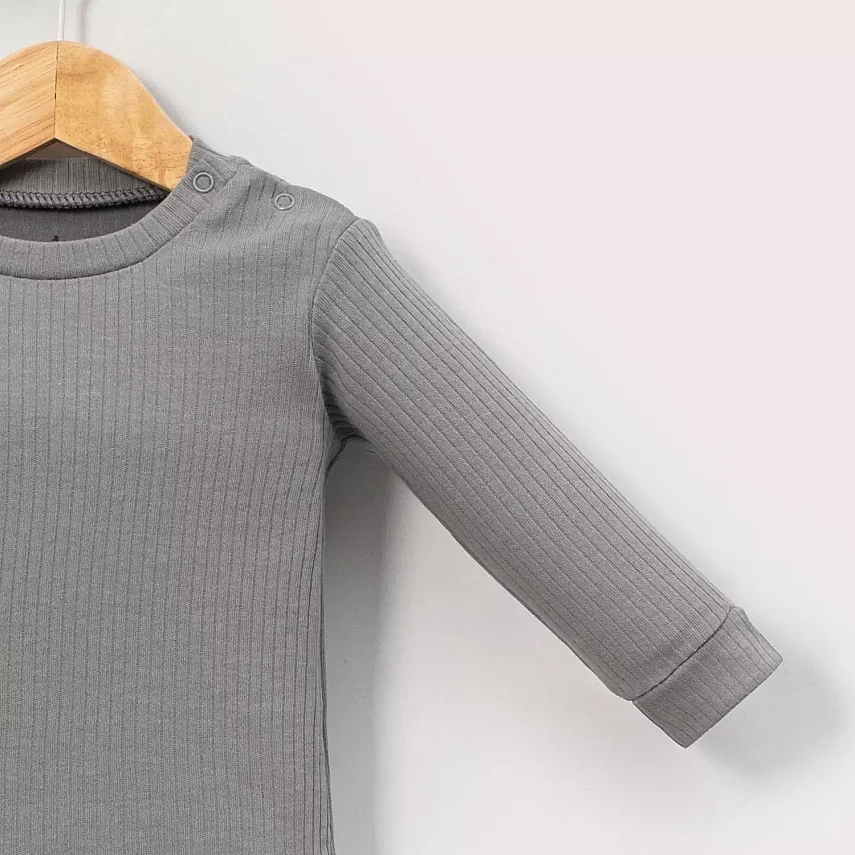 Angeltouch Sweatshirt Raporlu Gri - 2