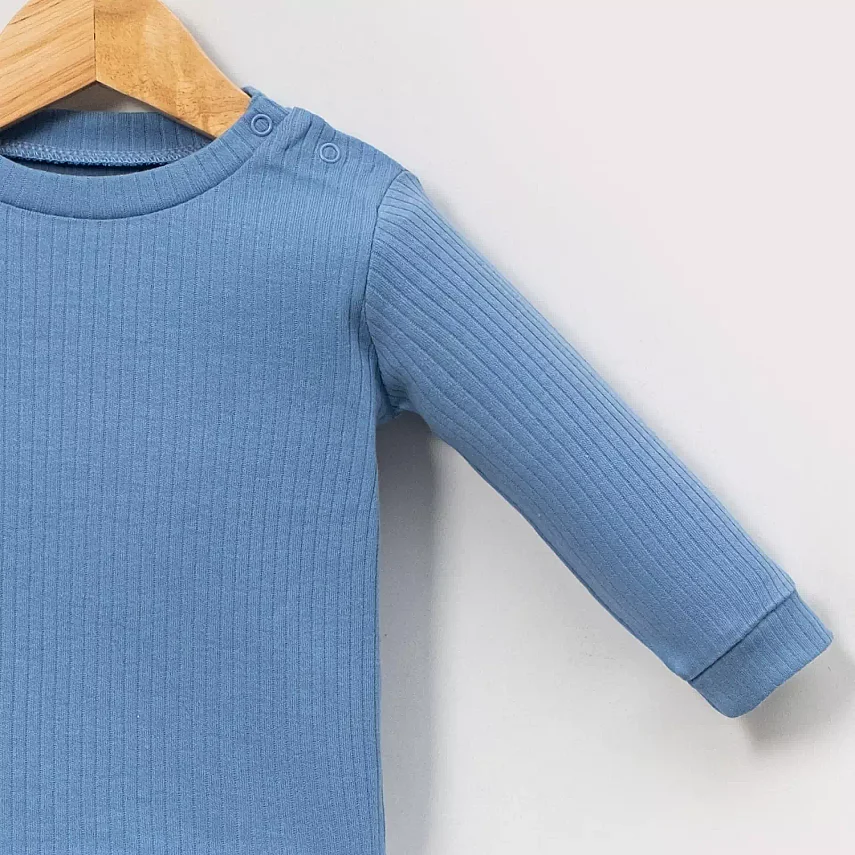 Angeltouch Sweatshirt Raporlu İndigo - 2
