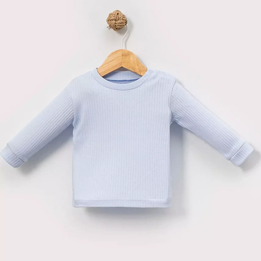 Angeltouch Sweatshirt Raporlu Mavi - 1