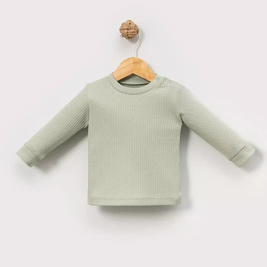 Angeltouch Sweatshirt Raporlu Yeşil - 1