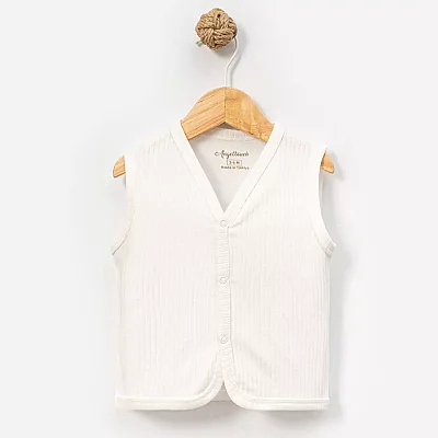 Angeltouch Yelek Raporlu Ekru