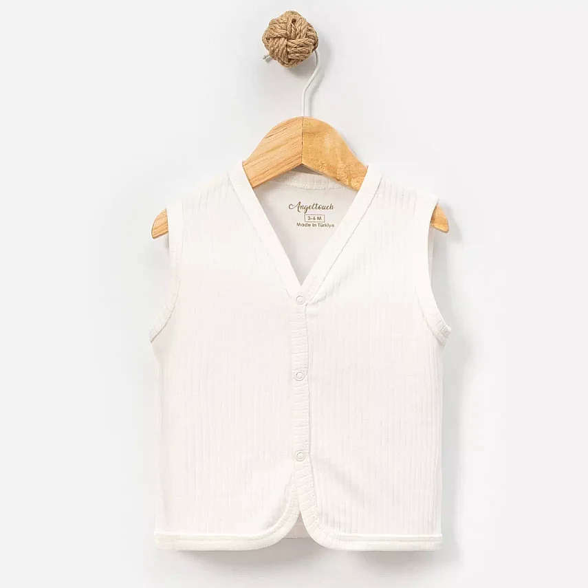 Angeltouch Yelek Raporlu Ekru - 1