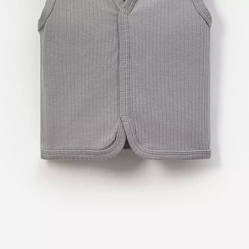 Angeltouch Yelek Raporlu Gri - 3