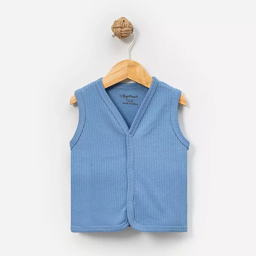 Angeltouch Yelek Raporlu İndigo - 1