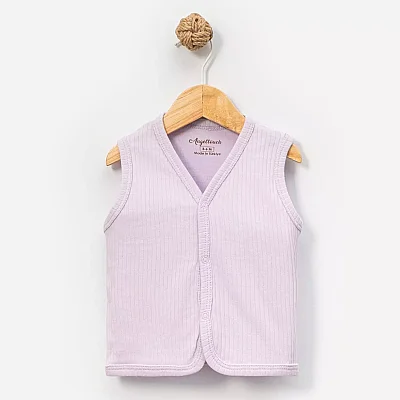 Angeltouch Yelek Raporlu Lila