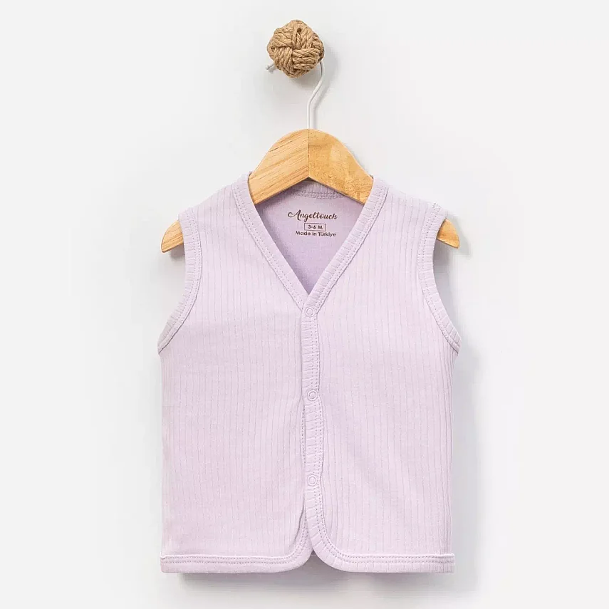 Angeltouch Yelek Raporlu Lila - 1