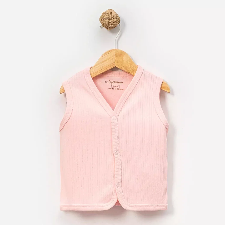 Angeltouch Yelek Raporlu Pembe - 1