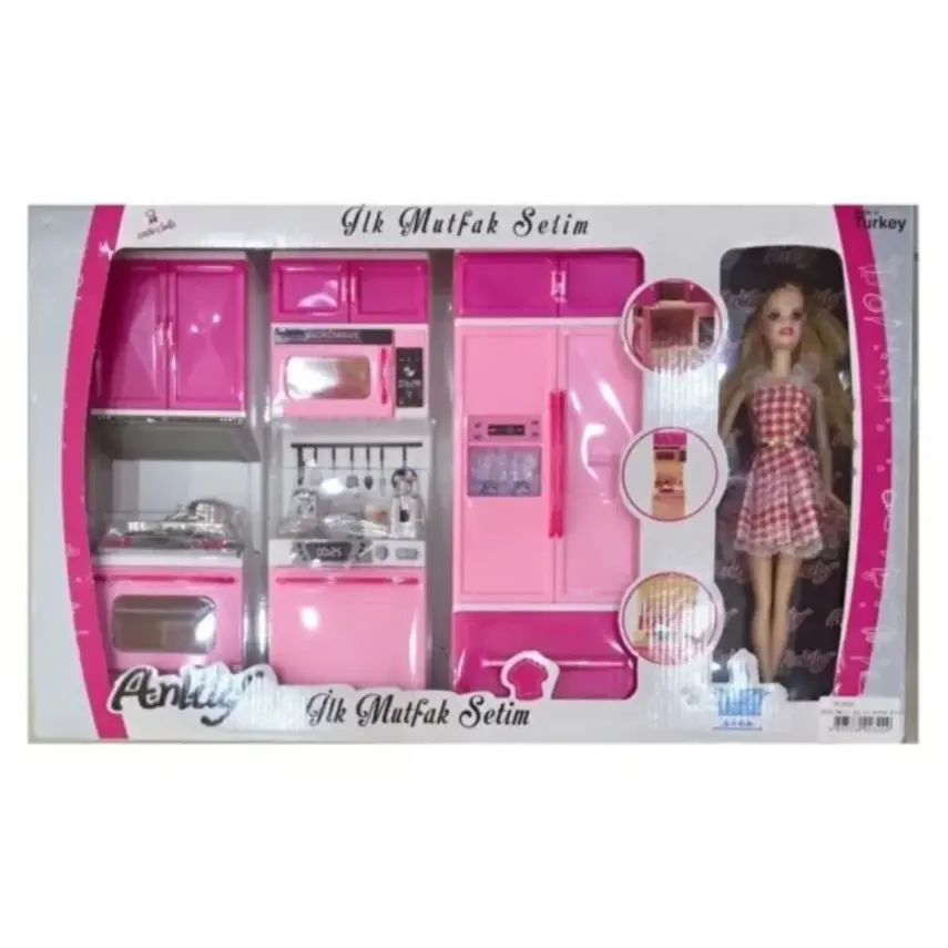 Anlily 4'lü İlk Mutfak Setim Bebekli - 2