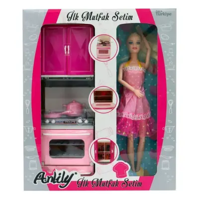 Anlily Bebeklı Fırın Set Oyuncak