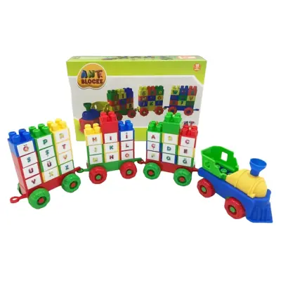 Ant Blocks Harfli Tren Seti 56 Parça - 1