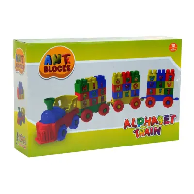 Ant Blocks Harfli Tren Seti 56 Parça - 2