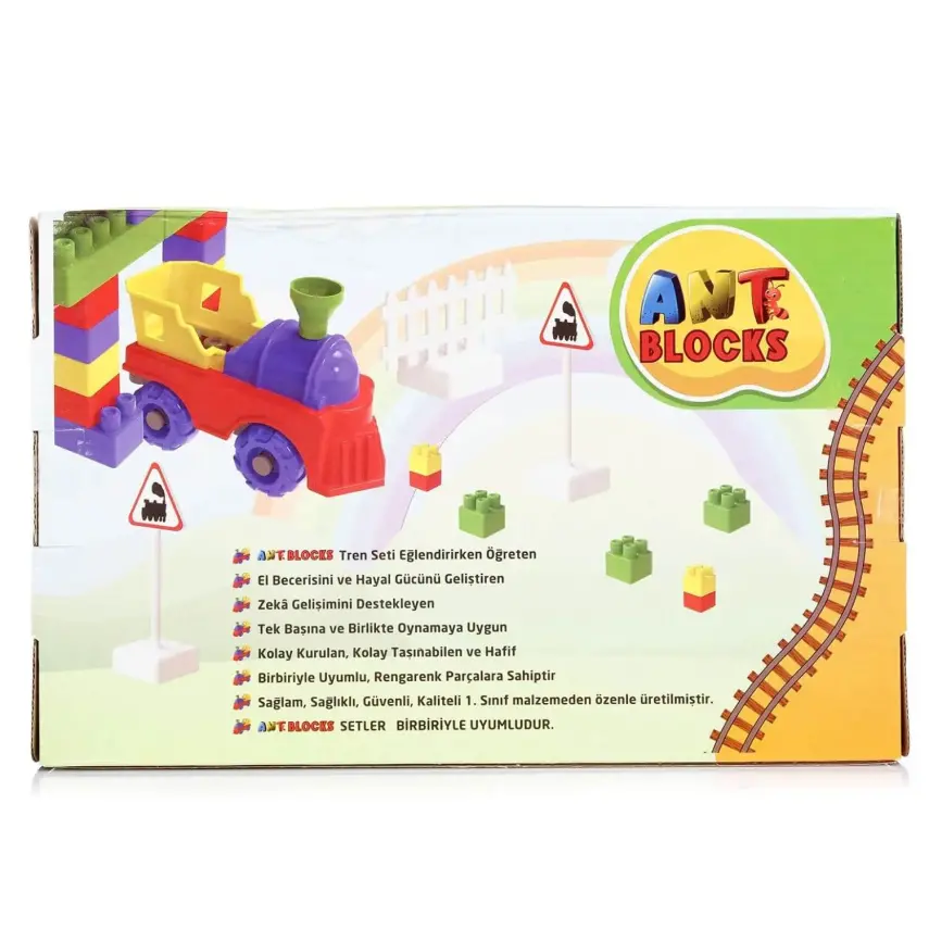 Ant Blocks İstasyon Tren Seti - 4