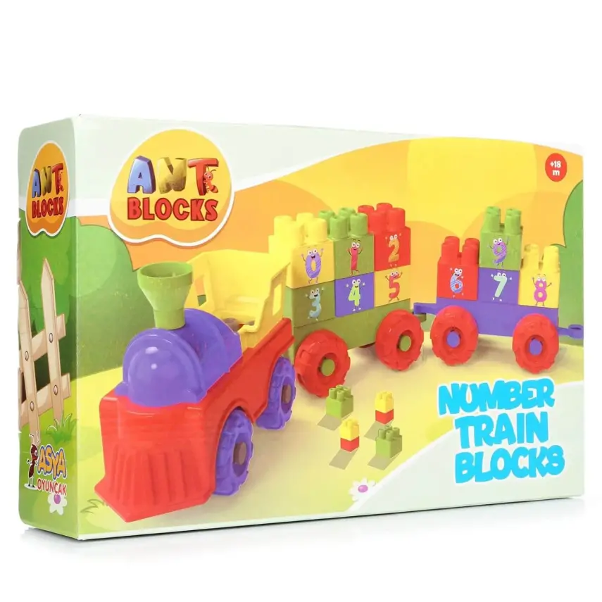 Ant Blocks İstasyon Tren Seti - 6