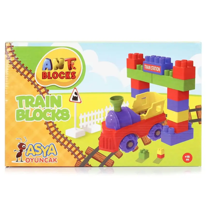 Ant Blocks İstasyon Tren Seti - 1