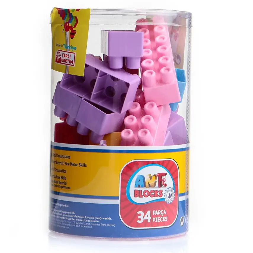 Ant Blocks Pastel Ast.34 Parça - 1