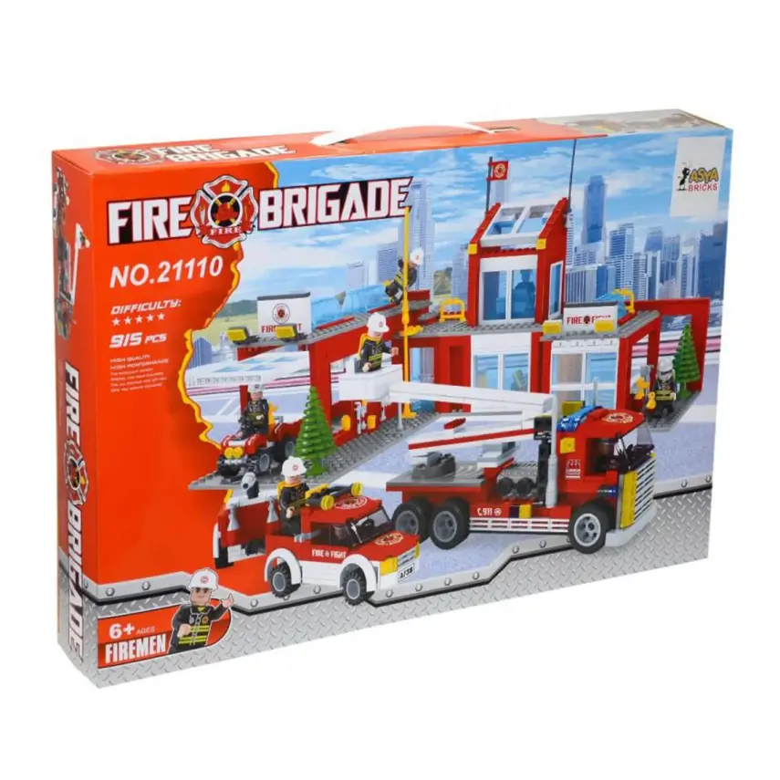Ant Bricks İtfaiye Set 915 Parça - 1