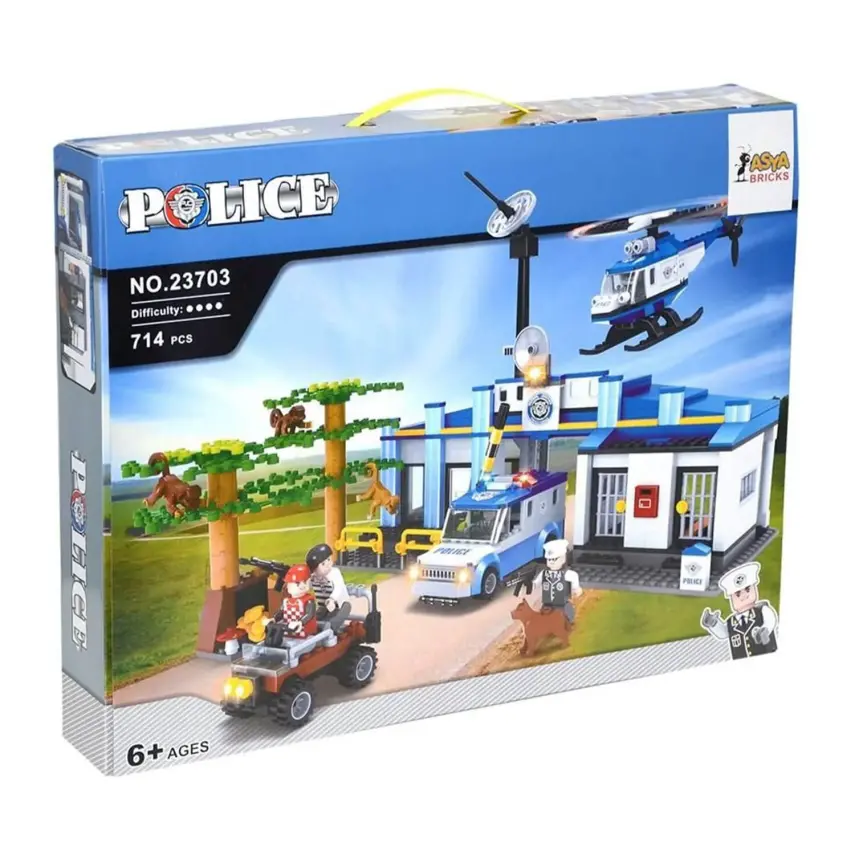 Ant Bricks Polis Set 714 Parça - 1