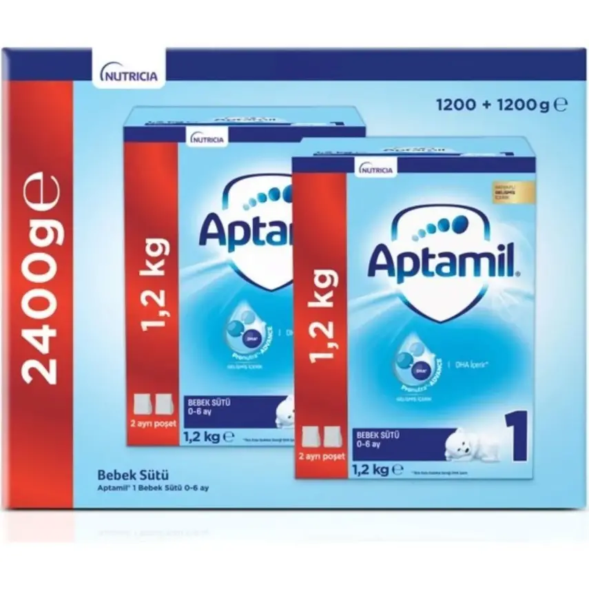 Aptamil 1 Devam Sütü 1200 Gr x2 - 1