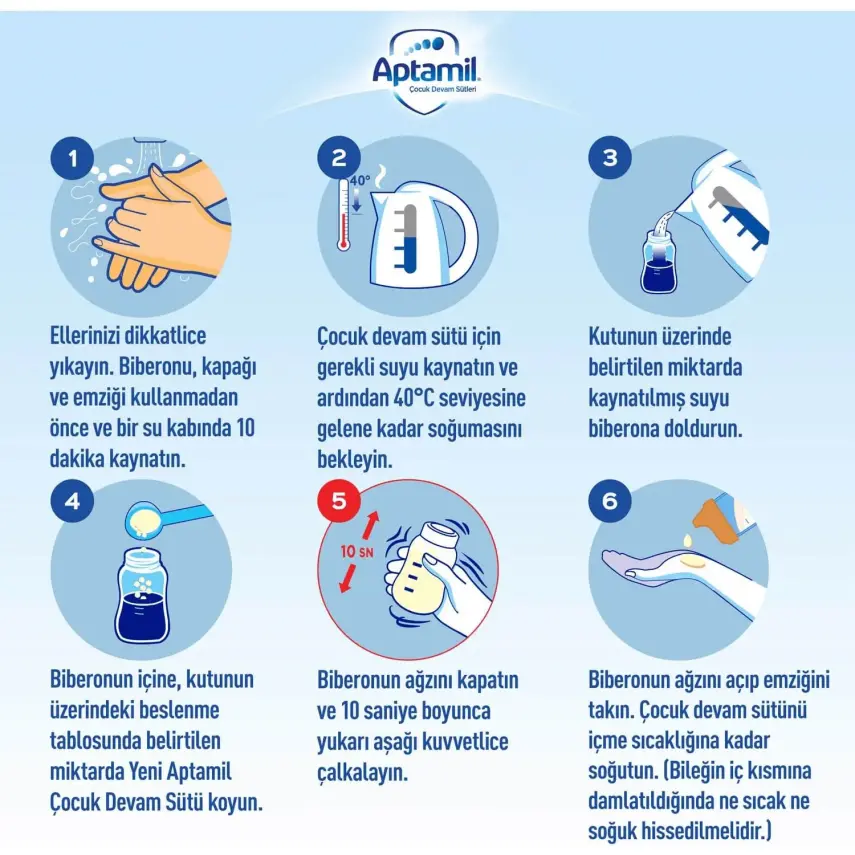 Aptamil 1 Devam Sütü 800 Gr x3 - 8