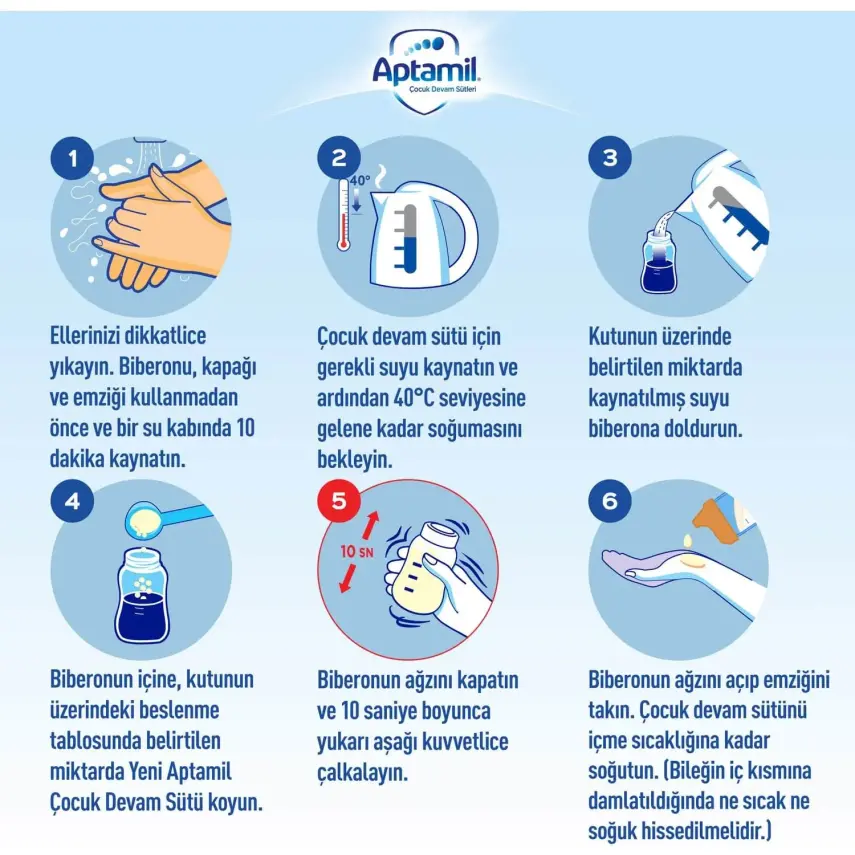 Aptamil 1 Devam Sütü Maması 800 Gr - 7