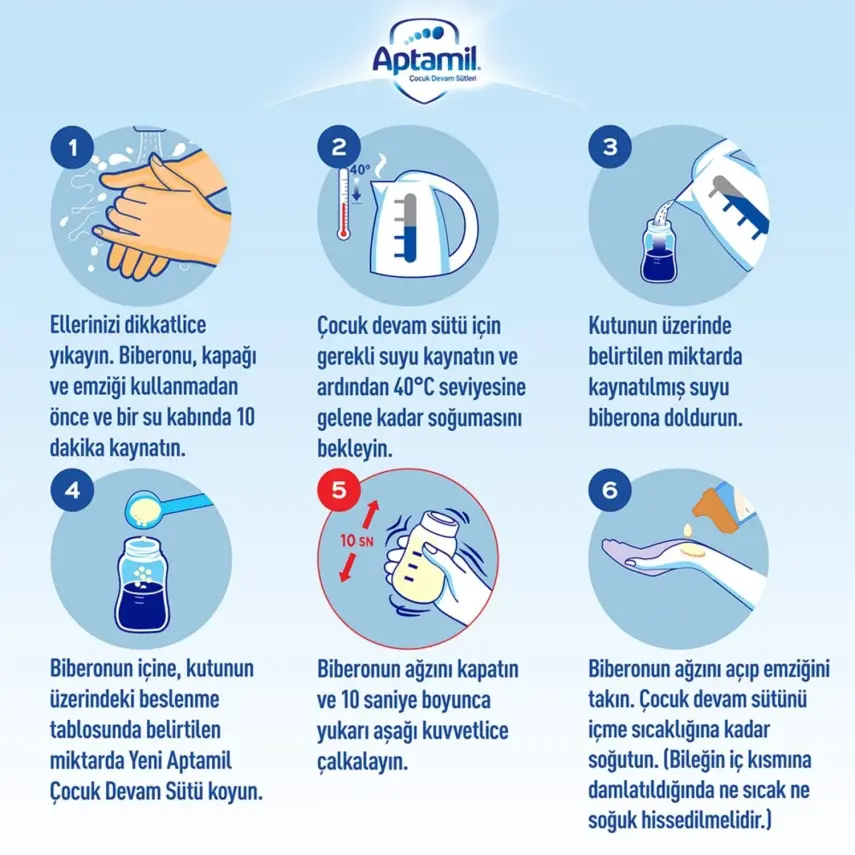Aptamil 2 Devam Sütü Maması 1200 Gr - 4