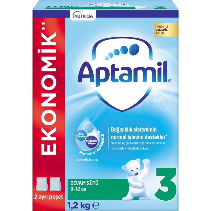 Aptamil 3 Devam Sütü Maması 1200 Gr - 1