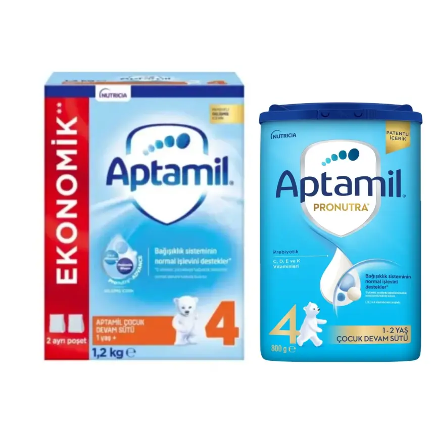 Aptamil 4 Devam Sütü 1200 Gr + 800 gr  - 1