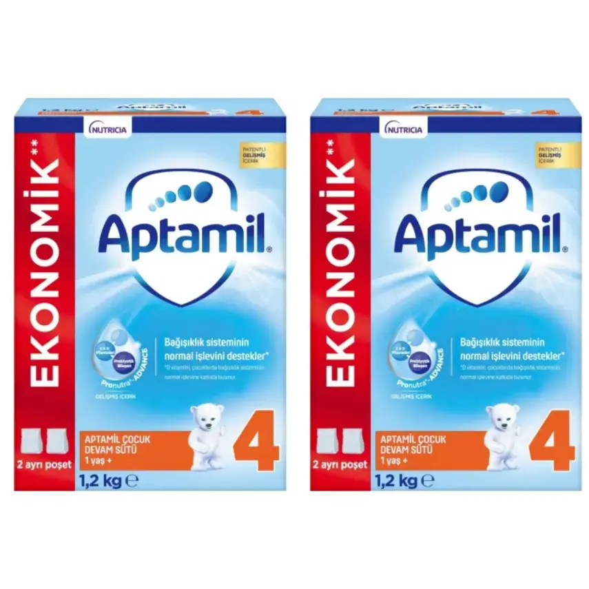 Aptamil 4 Devam Sütü 1200 Gr x2 - 1