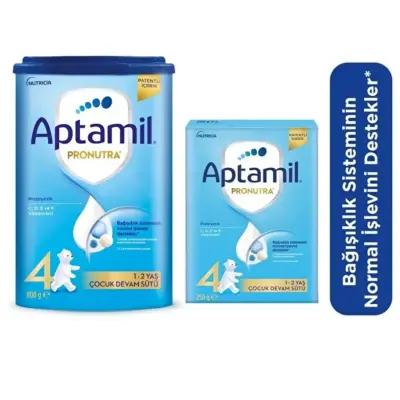 Aptamil 4 Devam Sütü Maması 800 gr+ Aptamil 4 Devam Sütü Maması 250 gr Hediyeli