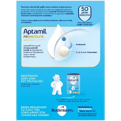 Aptamil Pronutra 5 Devam Sütü 1000 Gr (2*500gr.) (1)
