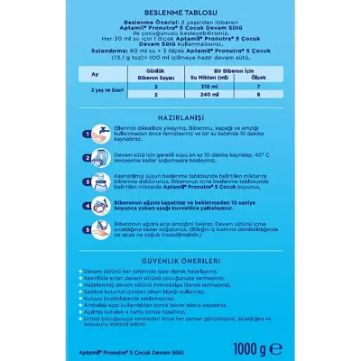 Aptamil Pronutra 5 Devam Sütü 1000 Gr (2*500gr.) - 3