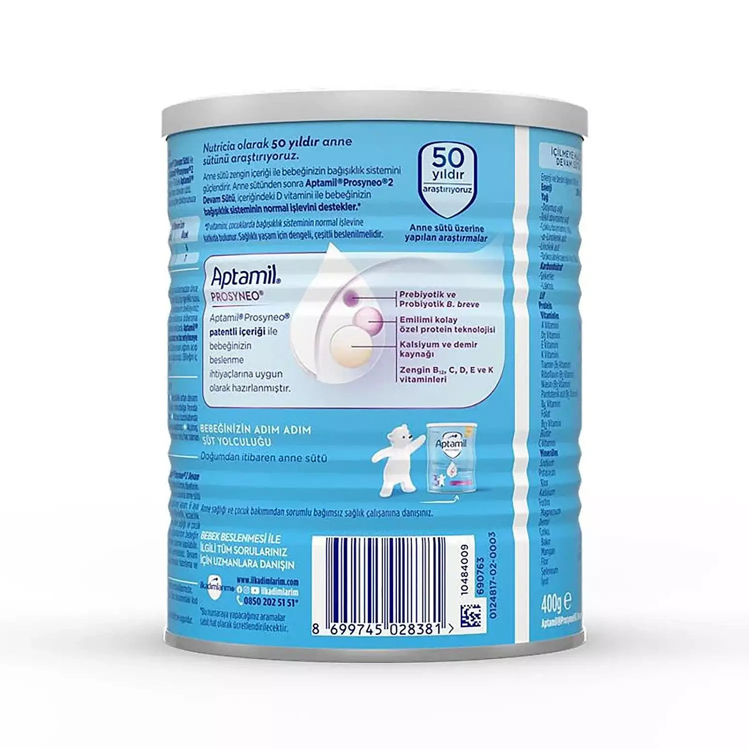 Aptamil Prosyneo 2 Devam Sütü 400 gr 6-12 Ay