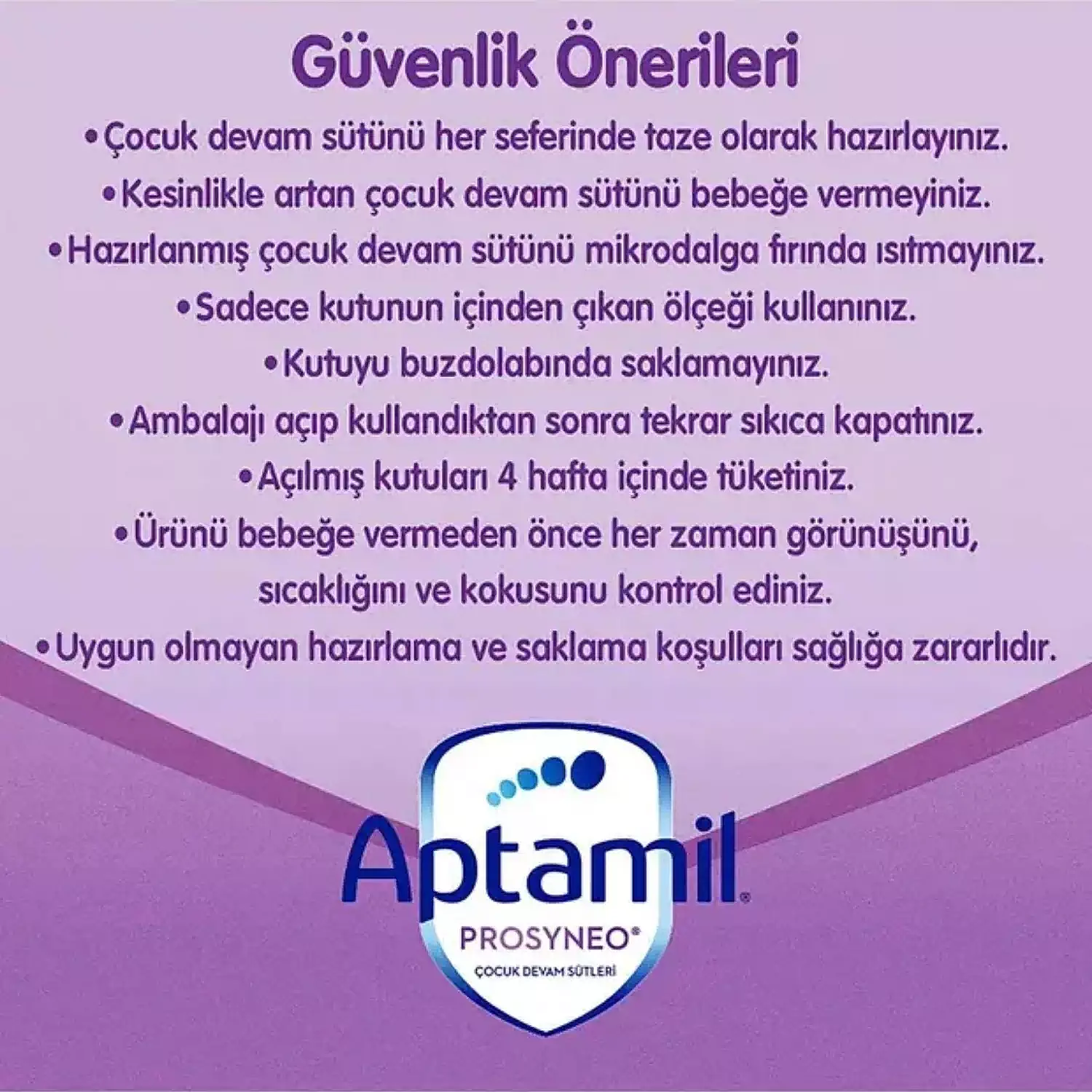 Aptamil Prosyneo 3 Devam Sütü 800 gr 1 Yaş+