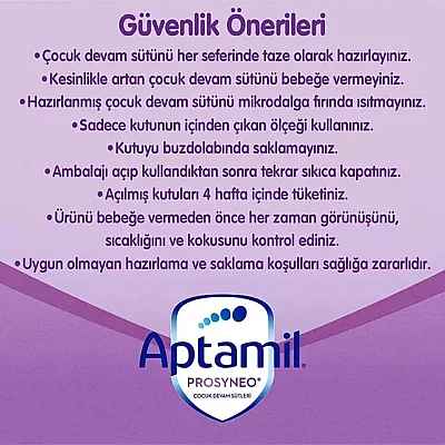 Aptamil Prosyneo 3 Devam Sütü 800 gr 1+ Yaş - 8