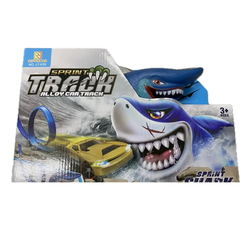 Araba Seti Köpekbalığı Roller Coaster  - 1