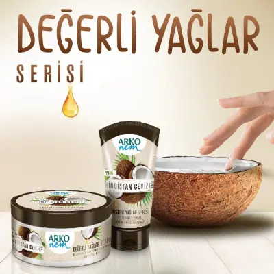 Arko Nem Krem Değerli Yağlar H.Cevizi 250 ml (1)