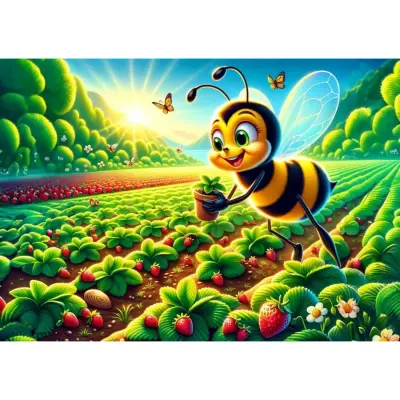 Art Çocuk Çiftçi Arı 25 Parça Puzzle (1)