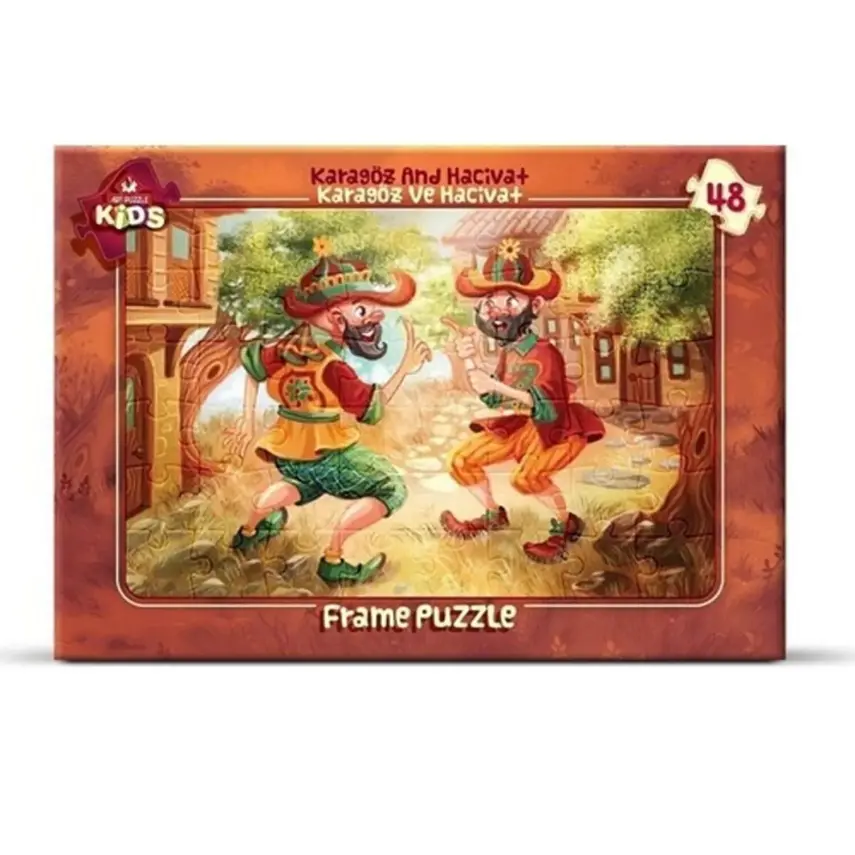 Art Çocuk Puzzle Karagöz Ve Hacivat 48 Parça - 1