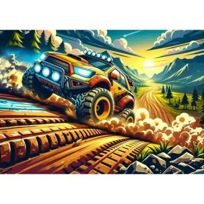 Art Çocuk Ralli Puzzle 200 Parça (1)