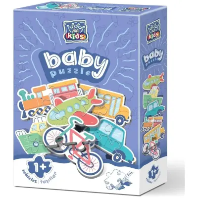 Art Kids Taşıtlar Baby Puzzle 19 Parça - 1