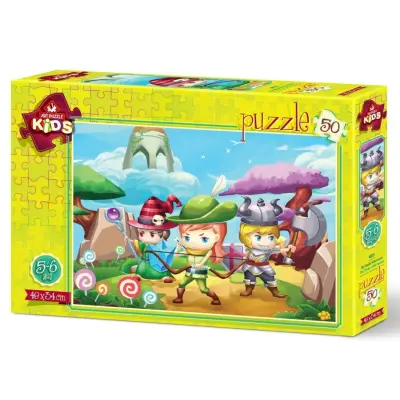 Art Kids Üç Küçük Kahraman 50 Parça Puzzle