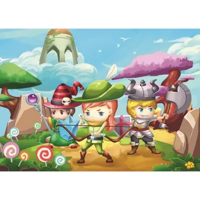 Art Kids Üç Küçük Kahraman 50 Parça Puzzle (1)