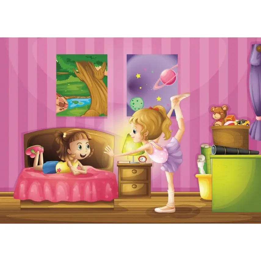 Art Kids Uyku Vakti Ve Bale Provası 2X100 Parça Puzzle - 3