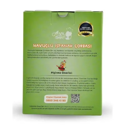 Aşçı Anne Havuçlu Ispanak Çorba 150 gr - 3