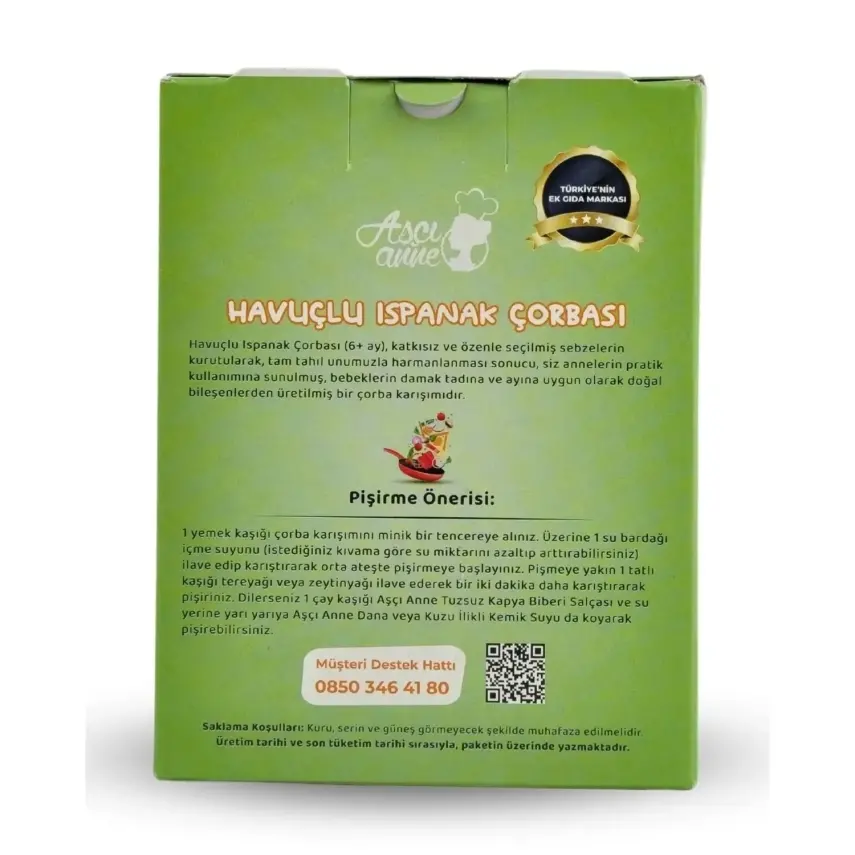 Aşçı Anne Havuçlu Ispanak Çorba 150 gr - 3