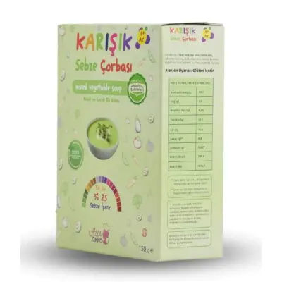Aşçı Anne Karışık Sebzeli Çorba 150 gr - 3