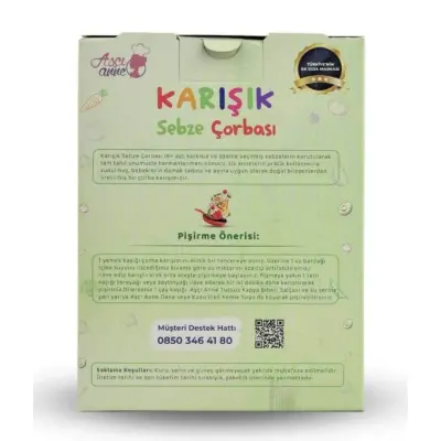 Aşçı Anne Karışık Sebzeli Çorba 150 gr (1)