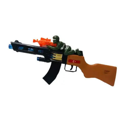 Askerli Tüfek Pilli Sesli Hareketli - 3